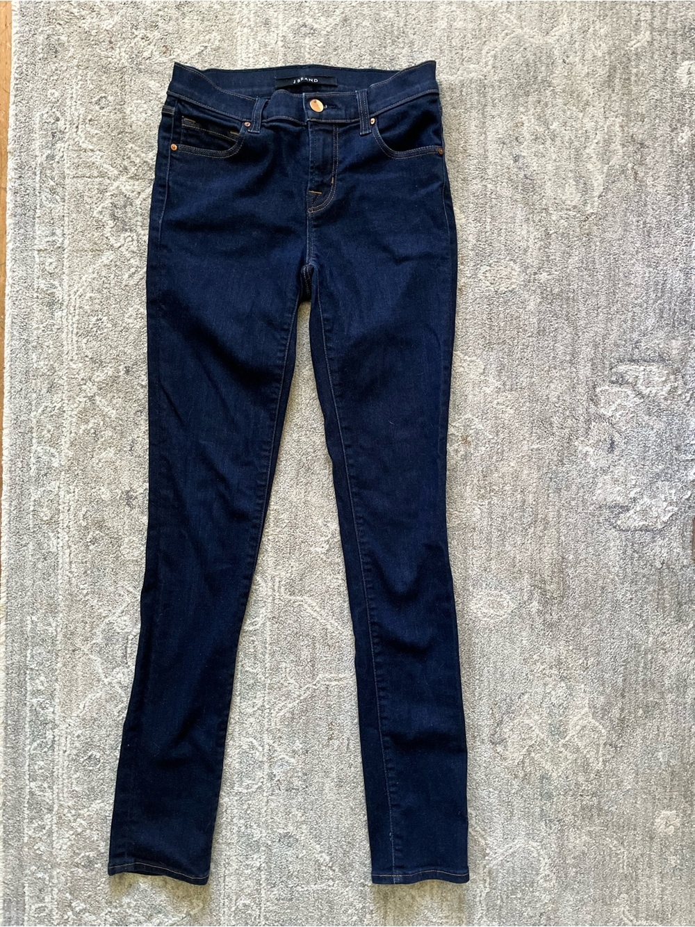 J Brand Women's Dark Wash Blue Slim Classic Jeans - Size 23